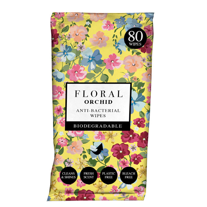 12 x Floral Anti Bac Wipes 430gm - Orchid - Premium Quality Tissue Online - Product Image 12 x Floral Anti Bac Wipes 430gm - Orchid - Premium Quality Tissue Online - Product Image